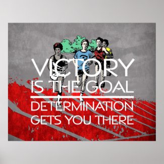TOP Track Victory Slogan Posters