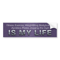 TOP Training Is My Life Bumper Sticker