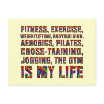 TOP Training Is My Life Post Cards