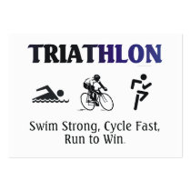 TOP Triathlon business cards by teepossible TOP Triathlon business cards