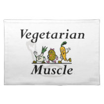 TOP Vegetarian Muscle placemats