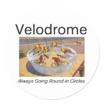 TOP Velodrome Circles Sticker