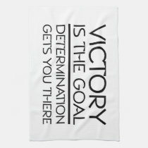 TOP Victory Slogan kitchen towels