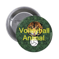 TOP Volleyball Animal buttons