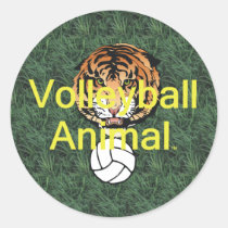 TOP Volleyball Animal stickers