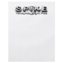 TOP Volleyball Flight Plan Personalized Flyer