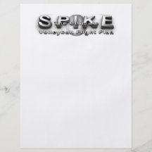 TOP Volleyball Flight Plan Personalized Flyer