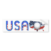 TOP Volleyball in the USA Bumper Stickers