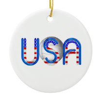 TOP Volleyball in the USA Christmas Ornament