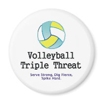 TOP Volleyball Triple Threat Fridge Magnets