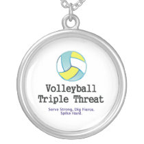 TOP Volleyball Triple Threat Pendants