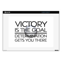 TOP Volleyball Victory Slogan 15" Laptop Skin