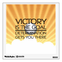TOP Volleyball Victory Slogan Wall Decals