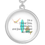 TOP Water Girl Custom Necklace