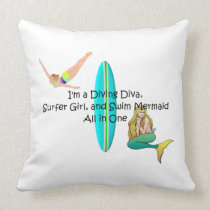 TOP Water Girl Pillows