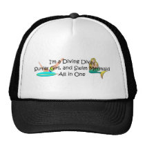 TOP Water Girl Trucker Hats