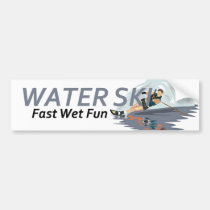 TOP Water Ski bumper stickers