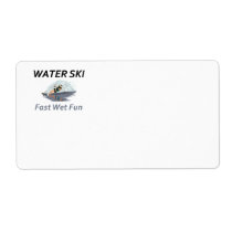 TOP Water Ski labels