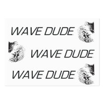 TOP Wave Dude Business Card Templates