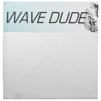 TOP Wave Dude napkins