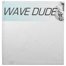 TOP Wave Dude Cloth Napkin