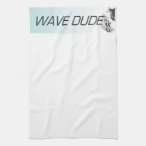TOP Wave Dude kitchen towels