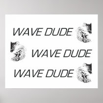 TOP Wave Dude Print