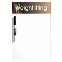 TOP Weightlifting Old School Dry-Erase Whiteboard