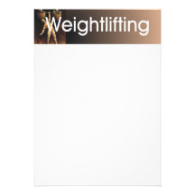 TOP Weightlifting Old School Personalized Invitation