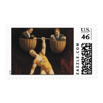 TOP Weightlifting Old School Stamp
