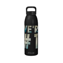 TOP We're #1 water bottles