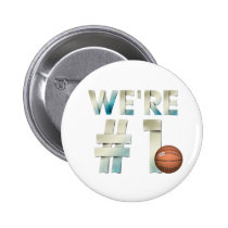 TOP We're Number One Hoops Pin