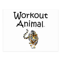 TOP Workout Animal Postcards