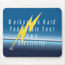 TOP Workout Electricity Mousepad