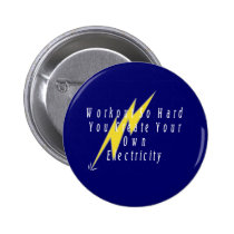 TOP Workout Electricity Pinback Buttons