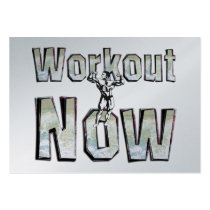 TOP Workout Now Business Card Template