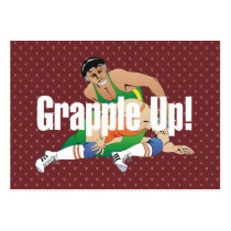 TOP Wrestling Grapple Up business cards by teepossible TOP Wrestling Grapple Up business cards