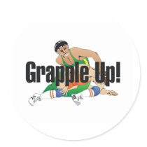 TOP Wrestling Grapple Up Stickers