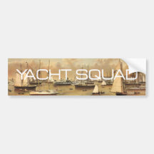 TOP Yacht Squad Bumper Stickers