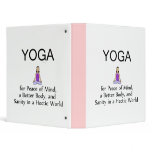 TOP Yoga Slogan binders