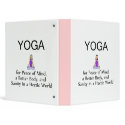 TOP Yoga Slogan binder