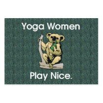 TOP Yoga Women business cards by teepossible TOP Yoga Women business cards