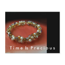 Topaz and Pearls Jewelry Marketing Postcard