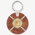TOPAZ & Pearls CUSTOM  KEYCHAIN