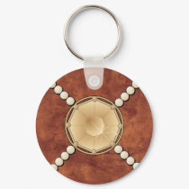 TOPAZ & Pearls CUSTOM  KEYCHAIN