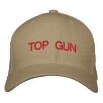 TOPGUN EMBROIDERED BASEBALL CAP