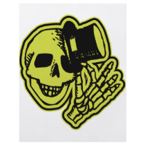 Tophat Skull Yellow flyers