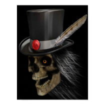 Tophat Skully Poster posters by PauloRodrigues Tophat Skully Poster posters