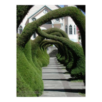 Topiary Arches at Zarcero, Costa Rica posters
