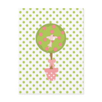 Topiary WIth Bird postcards